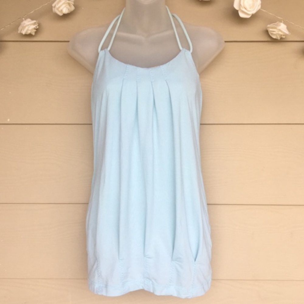 Lululemon Flow & Go Back Pleated Open Back Tank